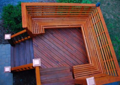 Adirondack Style Bench Seat